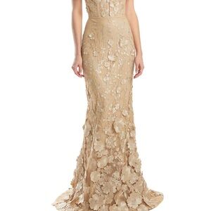 Elegant Floral Lace Gown